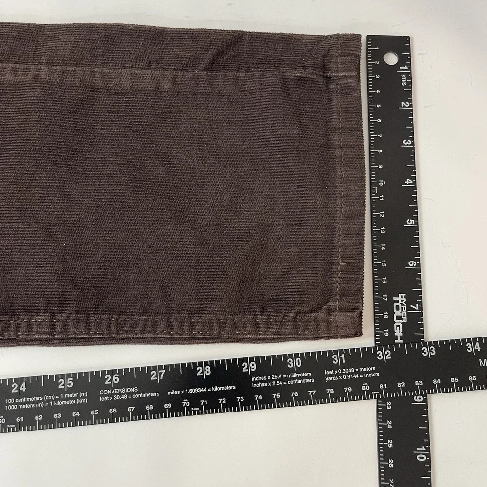 Levis Pants Mens 30x32 Brown 505 Corduroy Pinwale Regular Fit Straight Preppy